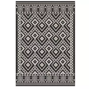 Cabana 8' x 10' Indoor/Outdoor Black Weiss Rug