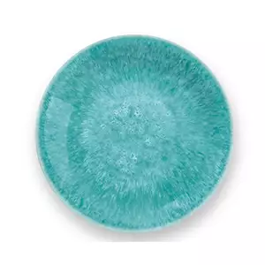 Bali Summer Brights Aqua Reactive Dinner Plate