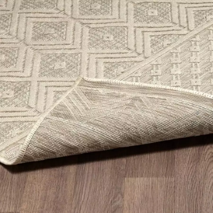 Odessa 7’10”X9’6” High/Low Texture Ivory Rug