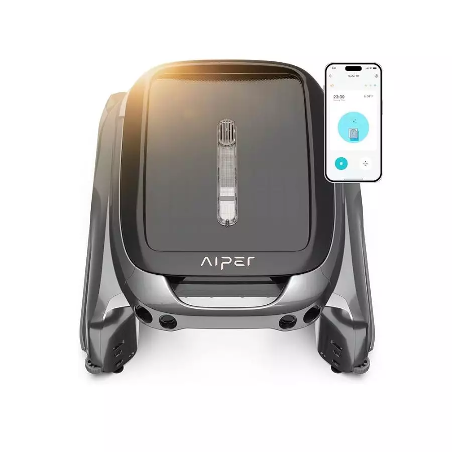 Aiper Surfer S1 Solar Powered Robotic Pool Surface Skimmer