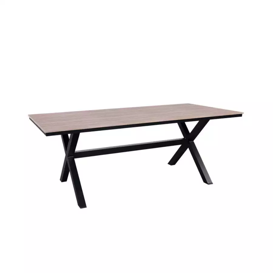 Provence Dining Table 39� X 79� Black/Taupe