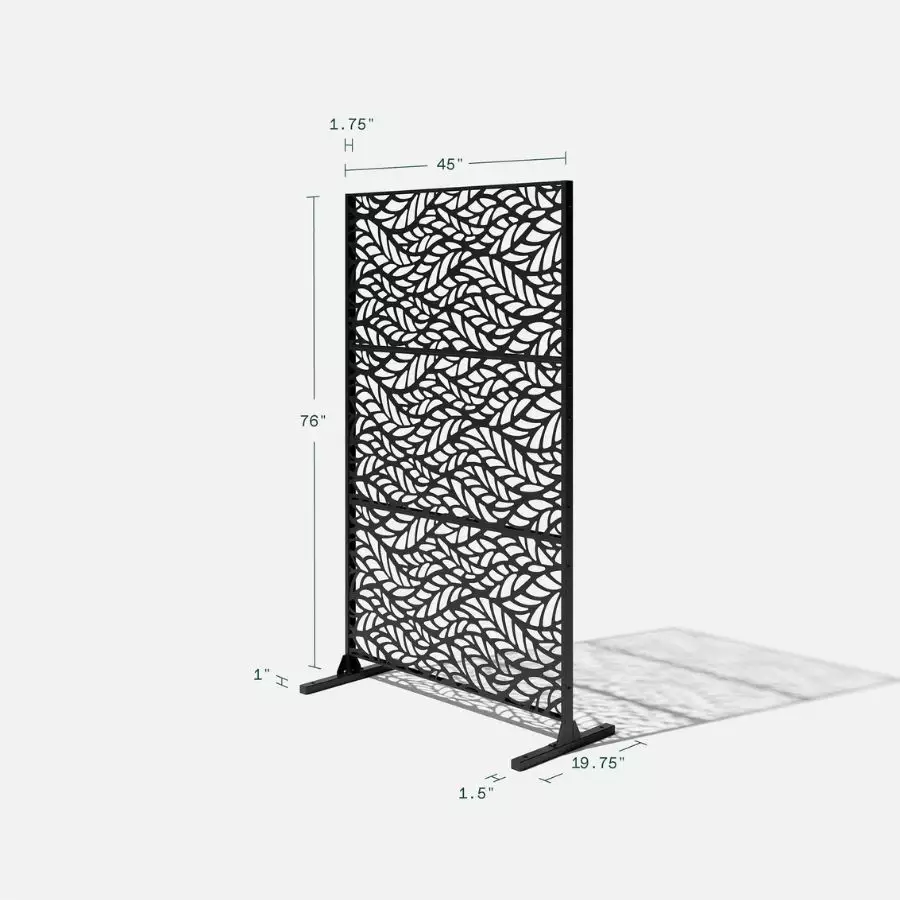 Metal Privacy Screen Flowleaf