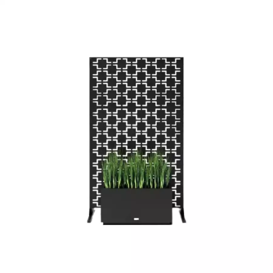 Plastic Privacy Screen Quadra w/stand