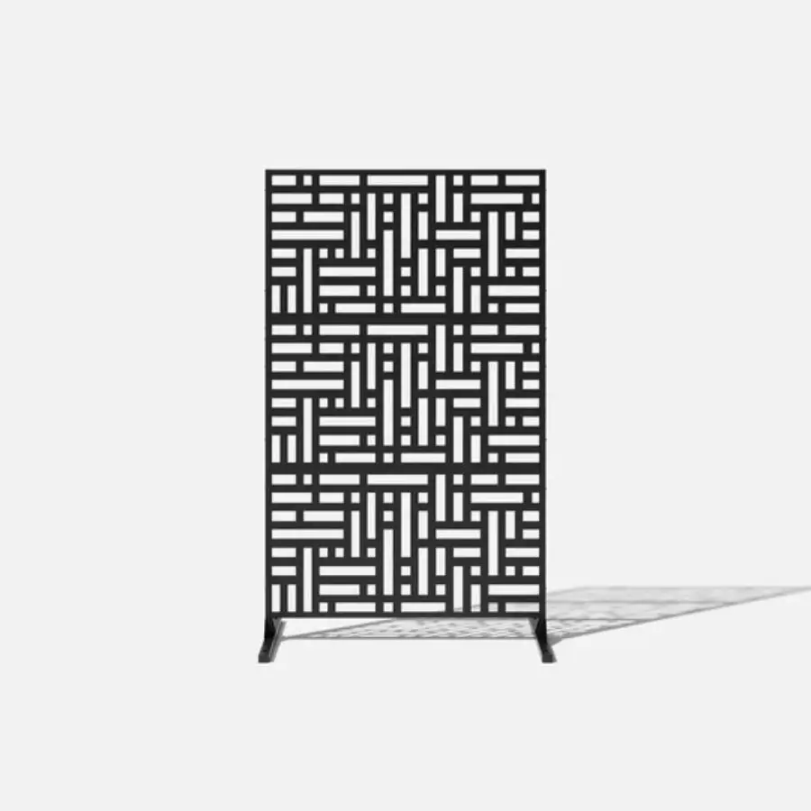 Plastic Privacy Screen Blocks w/stand