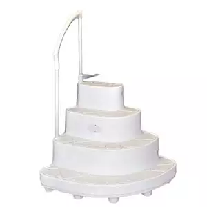 Majestic Above Ground  Step and Handrail - White 