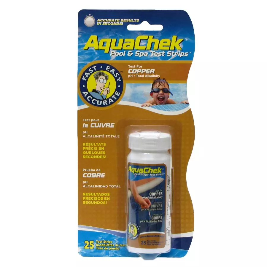 Aquachek Copper 3-In-1 Test Strips