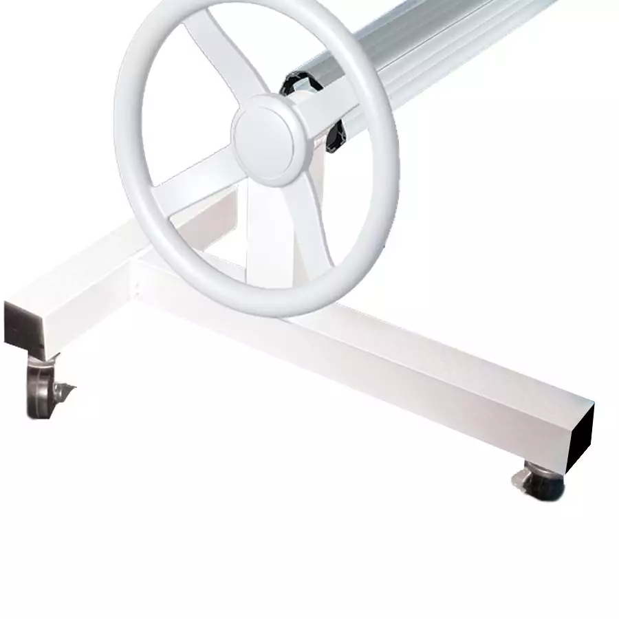 Commercial Aluminum Inground Solar Reel Base - T-Base