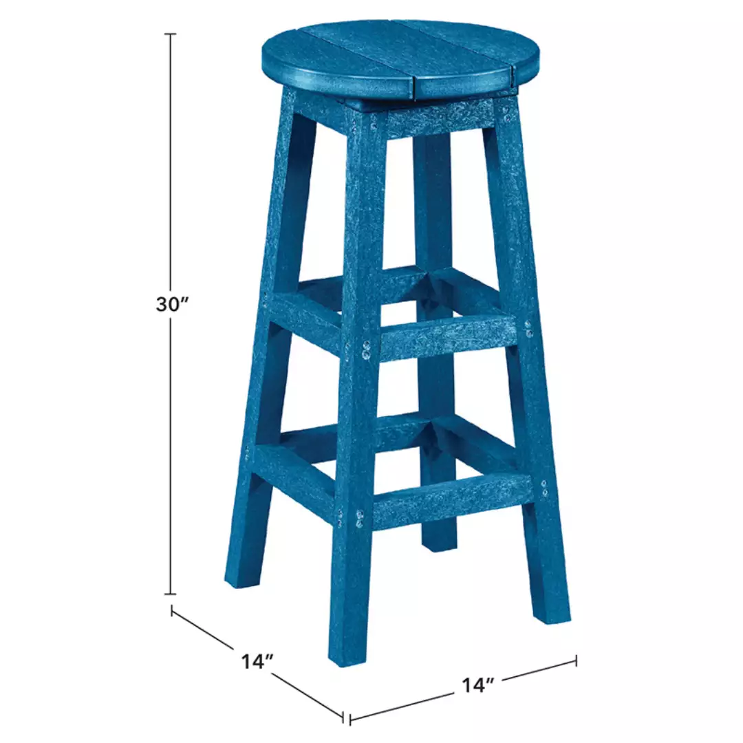 Capterra Adirondack Bar Counter Stool (Red Rock)