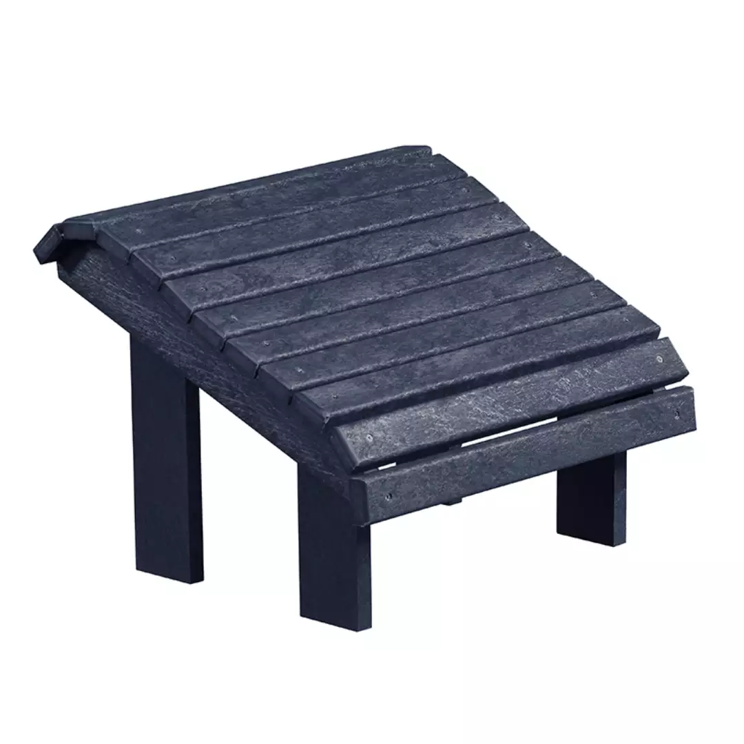 Capterra Adirondack Premium Resin Footstool (Onyx)