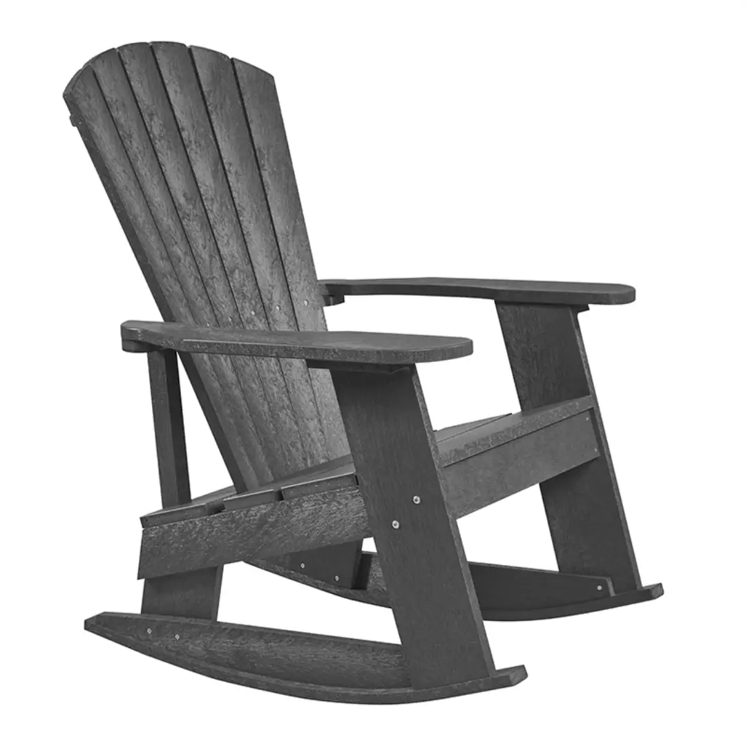 Capterra Adirondack Resin Rocking Chair (Greystone)