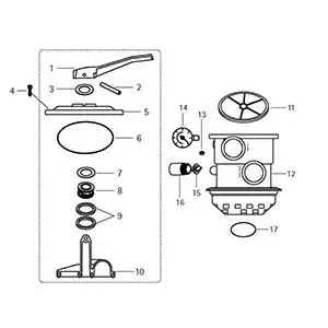 Jacuzzi - Valve Parts - 7-Positon 2\