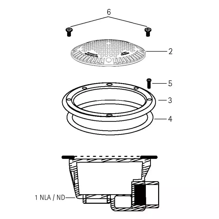 Jacuzzi - Main Drain Parts -  MO Main Drain