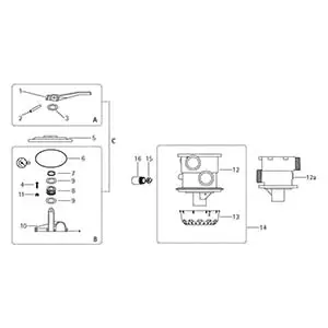 Jacuzzi - Valve Parts - DV-7 Multiport Valve
