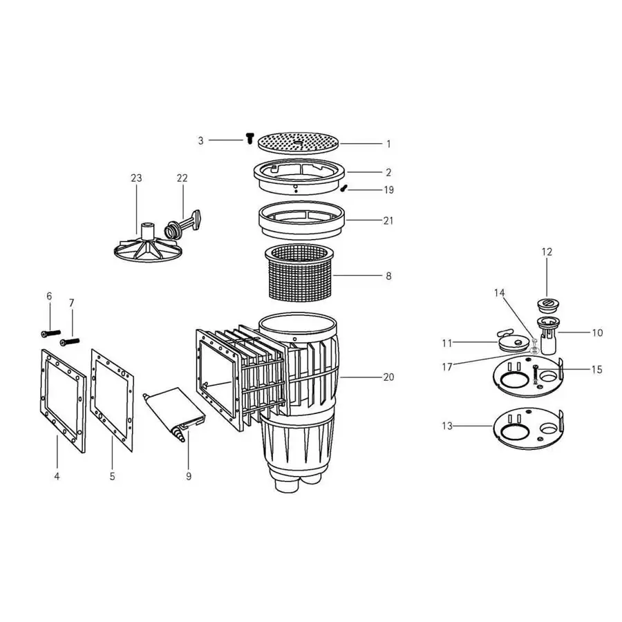 Jacuzzi - Skimmer Parts - PMT Skimmer