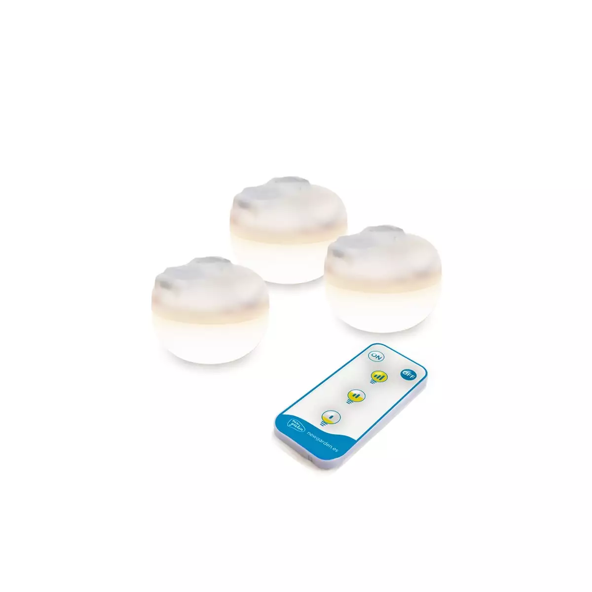 Newgarden Cherry Mini Cordless LED Bulbs Set of 3