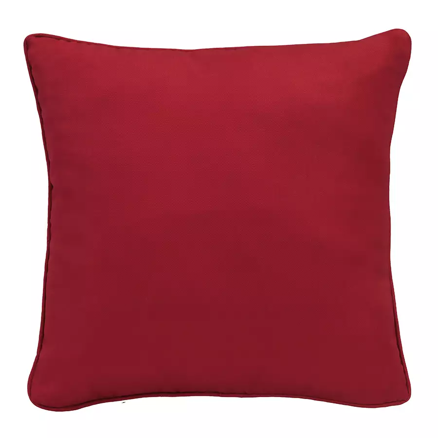 18" x 18" Square Rubis Red Pillow