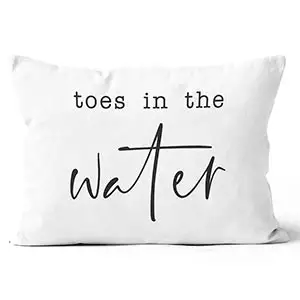 Toes In The Water Bolster Pillow