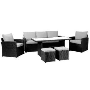 Six Piece Deep Seating Set