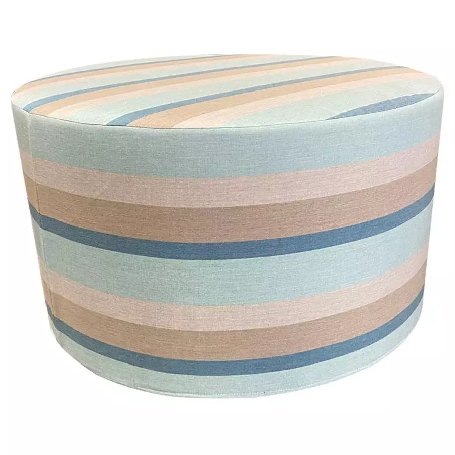 Round Gateway Mist Ottoman