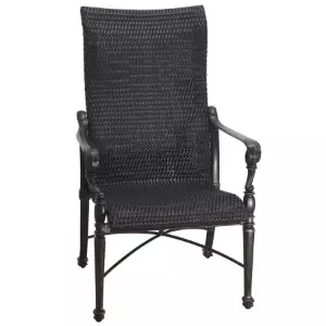 Woven High Back Dining Chair
