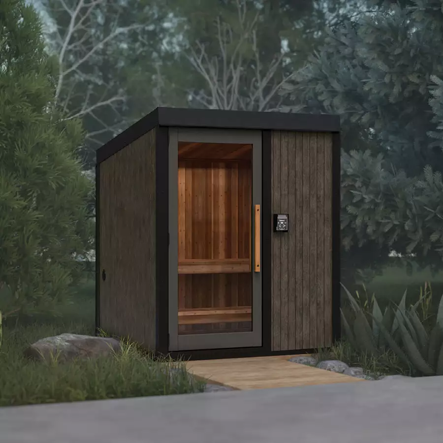 Visscher Outdoor Electric 6' x 6' Sauna