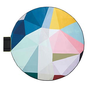 Prism 6' Round Outdoor Mat
