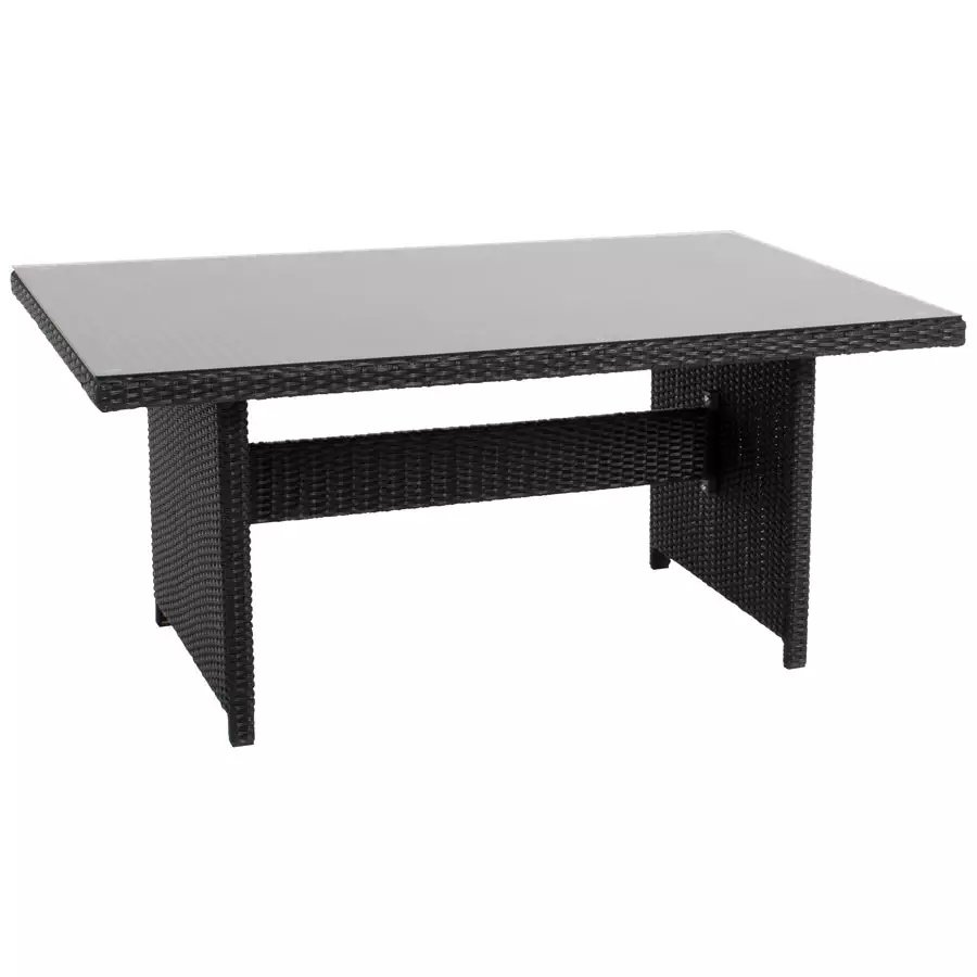 39" x 63" High Top Coffee Table Black