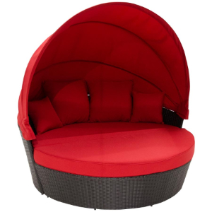 Red Moon Bed with Canopy