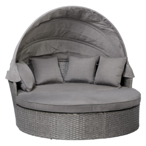 Grey Moon Bed With Canopy