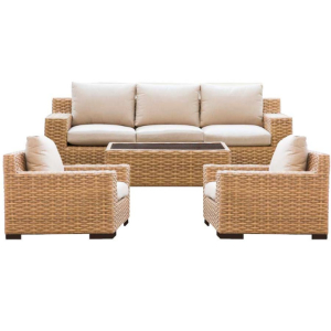 Four Piece Deep Seating Set