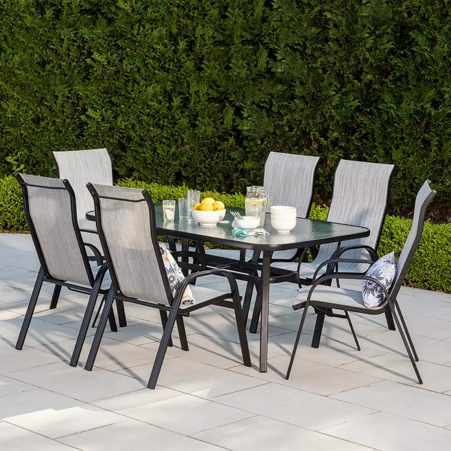 Sling Dining Chair Grey