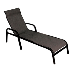 Black Sling Chaise Lounge