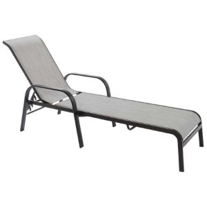 Grey Sling Chaise Lounge
