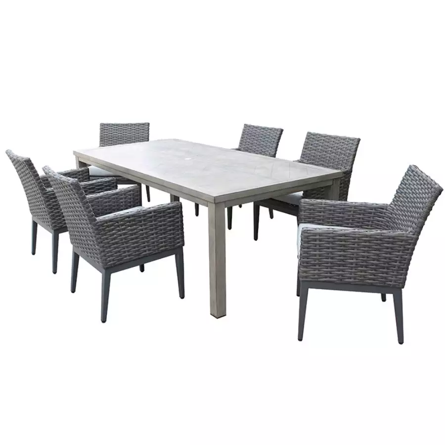 Kelly Dining Set, Grey