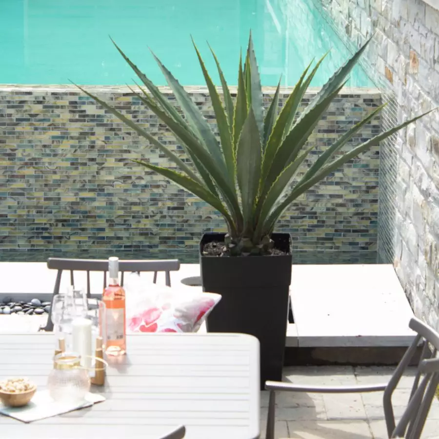 Outdoor Artificial Americana Agave Planter - 53