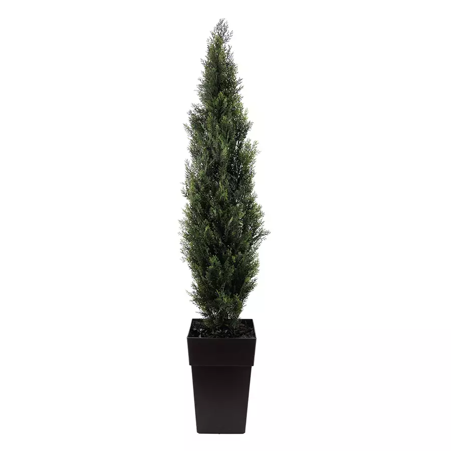 Artificial potted outdoor cedar, 68