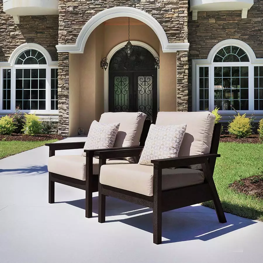 Arm Chair Frame Black