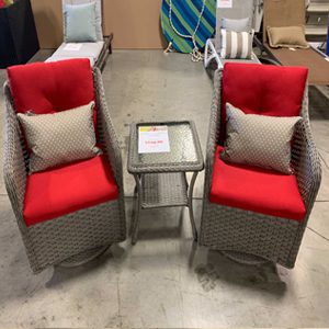 Florida Conversation Set Red