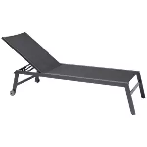 Carbon Chaise Lounge with Wheels