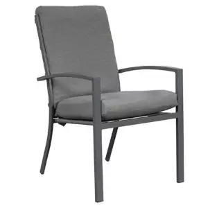 Savoy Dining Chair Sunproof Carbon/Grey