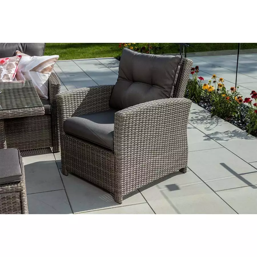 Club Chair Mixed Grey