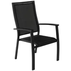 Sling Dining Chair Black
