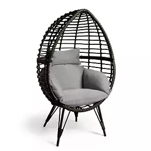 Standing Egg Chair Black