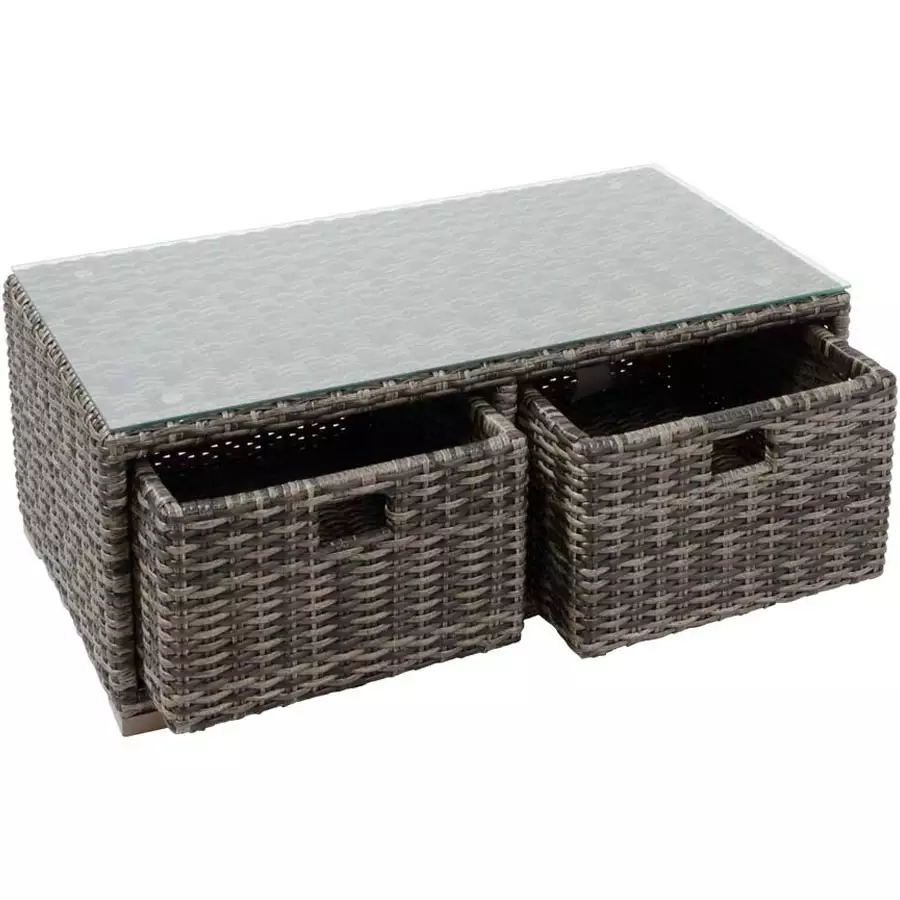 24" X 36" Storage Coffee Table