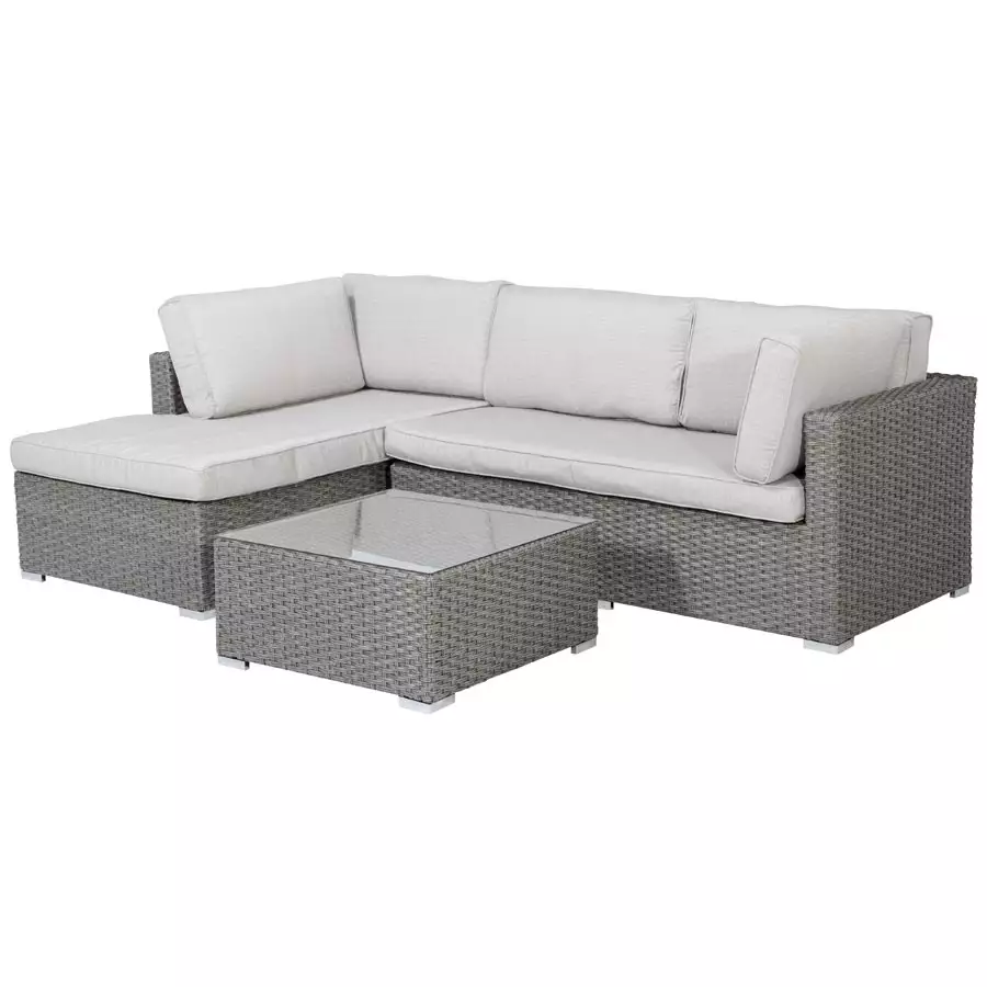 Three Piece Sectional Taupe/Beige