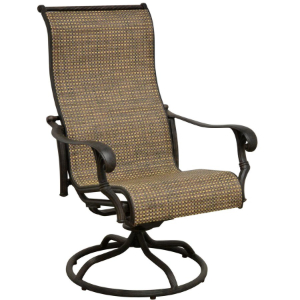 High Back Swivel Rocking Chair