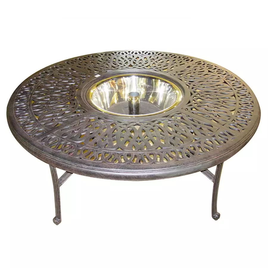 Ice Bucket Conversation Table Bronze