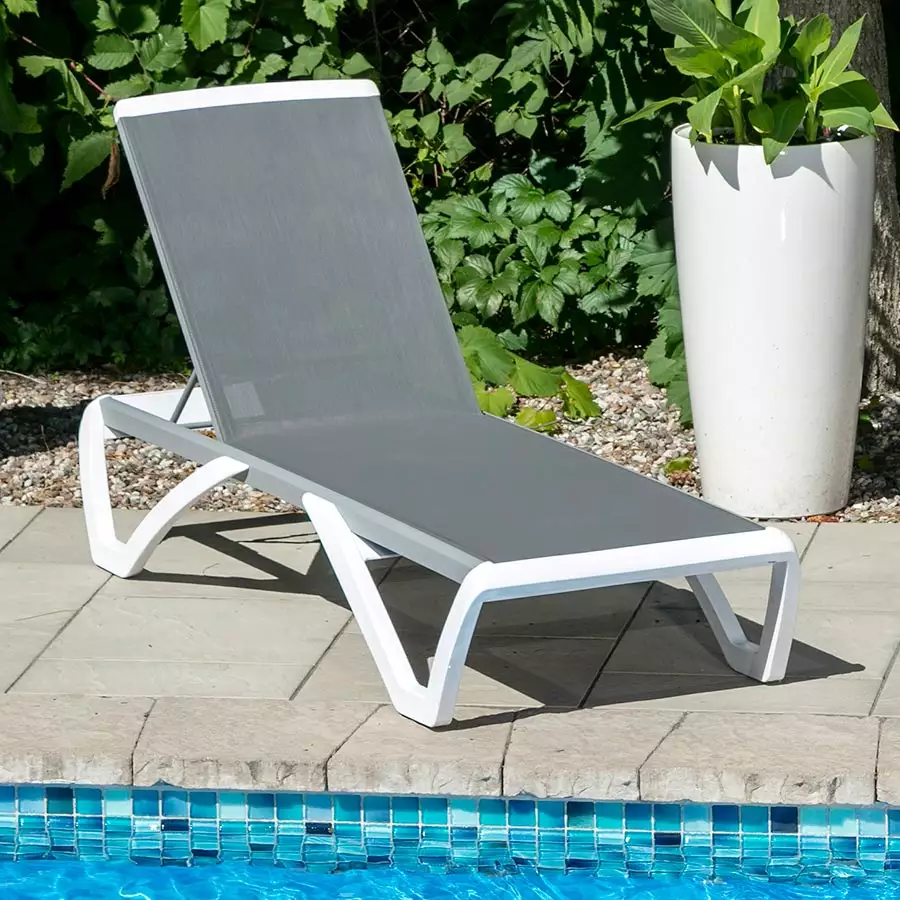 Paloma Chaise Anthracite/Grey Lounger
