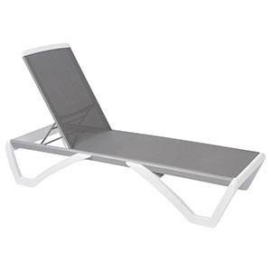 Anthracite/Grey Chaise Lounge