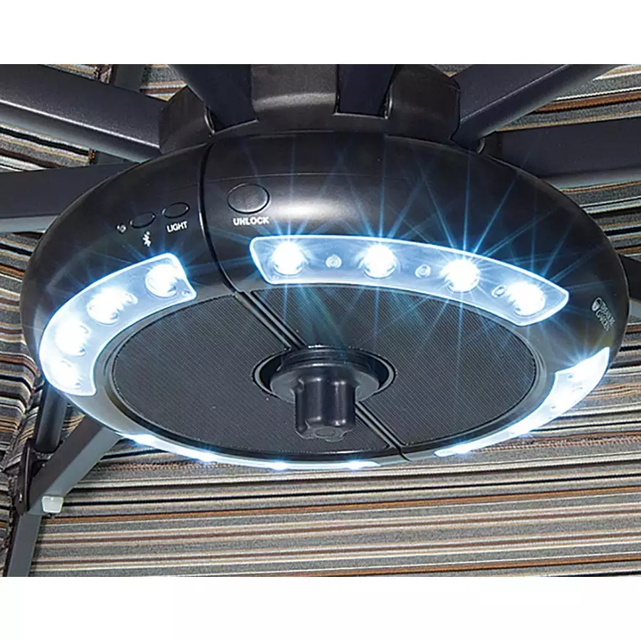 Black Luna Bluetooth Umbrella Speaker